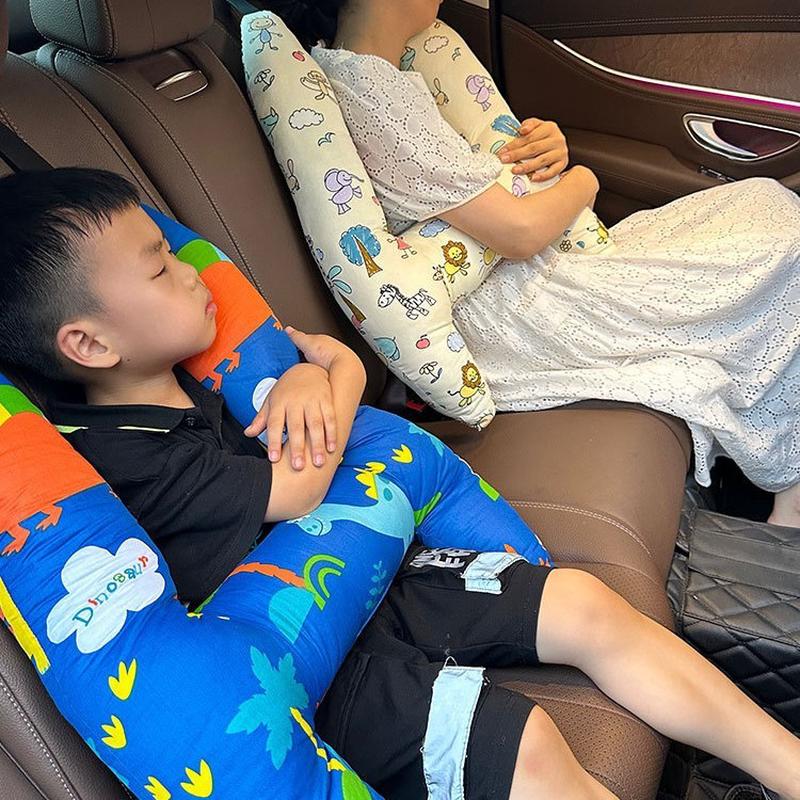 儿童车上睡觉神器车载抱枕头长途汽车安全带后座后排副驾驶护颈枕