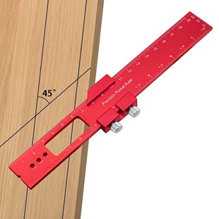 铝合金定位尺木工标尺划线尺角度尺16 30cm量规量具DIY工具