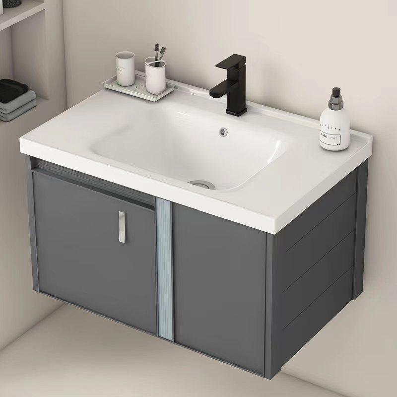 陶瓷挂墙式洗手盆卫生间洗脸盆柜组合小户型浴室柜洗手台简易面盆,家装主材,浴室柜组合,淘宝优惠券,粉丝福利购,淘宝优惠卷