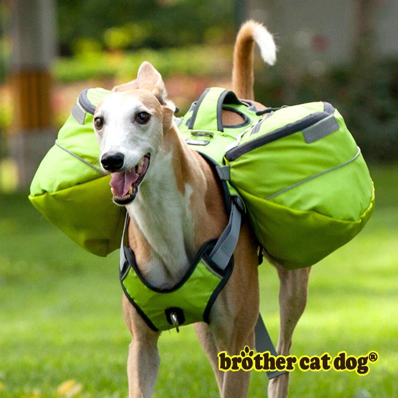 狗狗自背包外出宠物驮包便携大型犬拉布拉多外出包防水