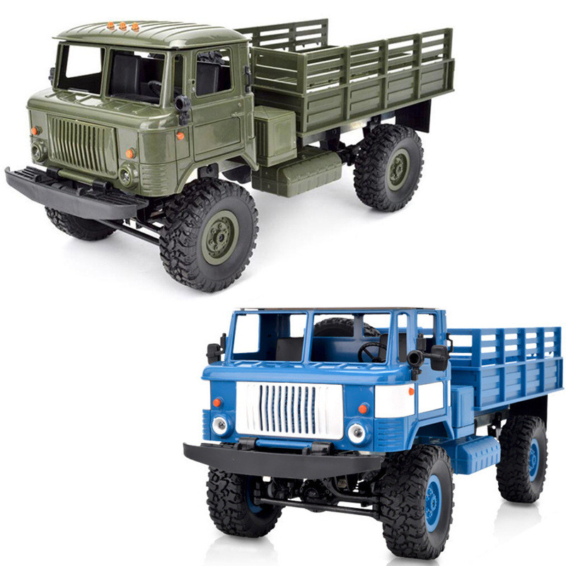 顽皮龙WPL 遥控模型车 军卡1:16四驱攀爬遥控车嘎斯模型玩具B24