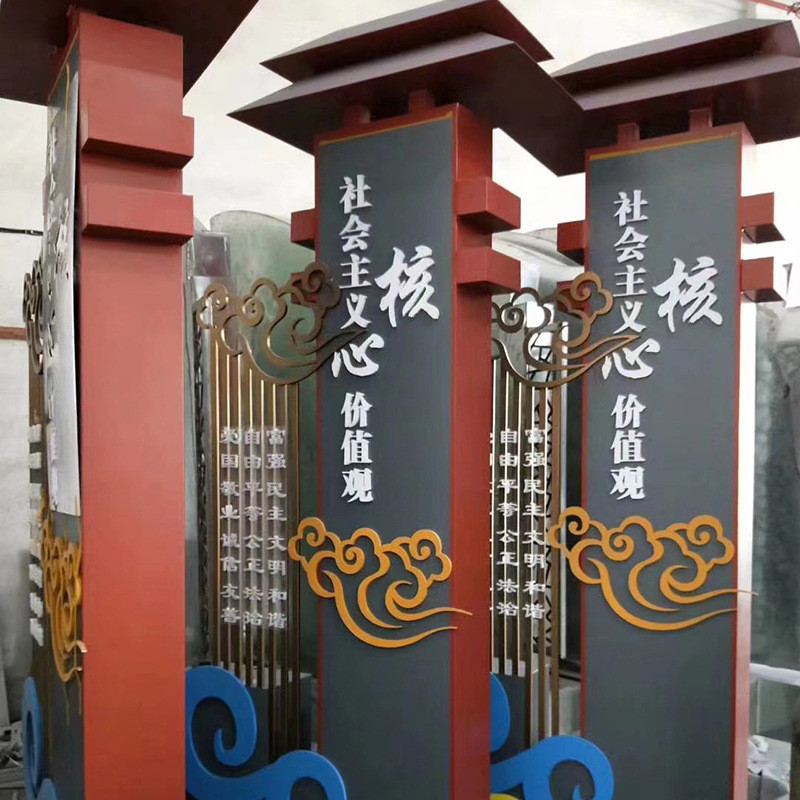 厂家直供户外指示牌广告牌指引双面景区商场三维导向导视牌