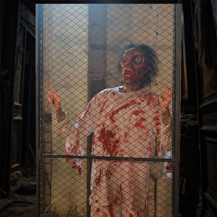 热销dinosky万圣节鬼游乐园鬼屋气动设备密室鬼屋设计工厂制造铁