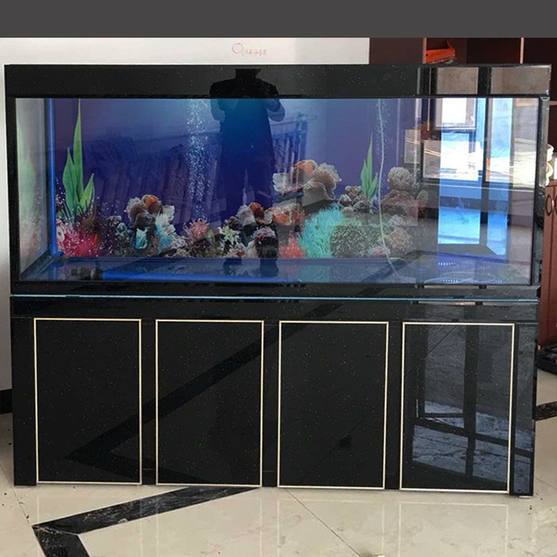 订货底滤龙鱼缸大型鱼缸水族箱生态厂家观赏鱼缸玻璃批发鱼缸