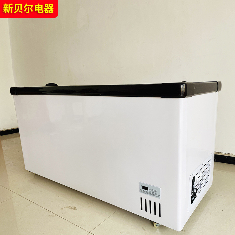 热销销售商用大容量1.7m岛柜卧式可展示冰柜冷冻批发玻璃门速冻岛