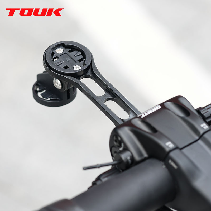 TOUK拓刻适用公路车新款PCR码表延长架铝合金码表座延伸灯架灯座