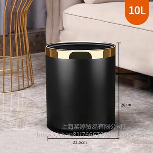 垃圾桶家用新款轻奢高档现代简约2023客厅大容量卫生间厨房无盖筒