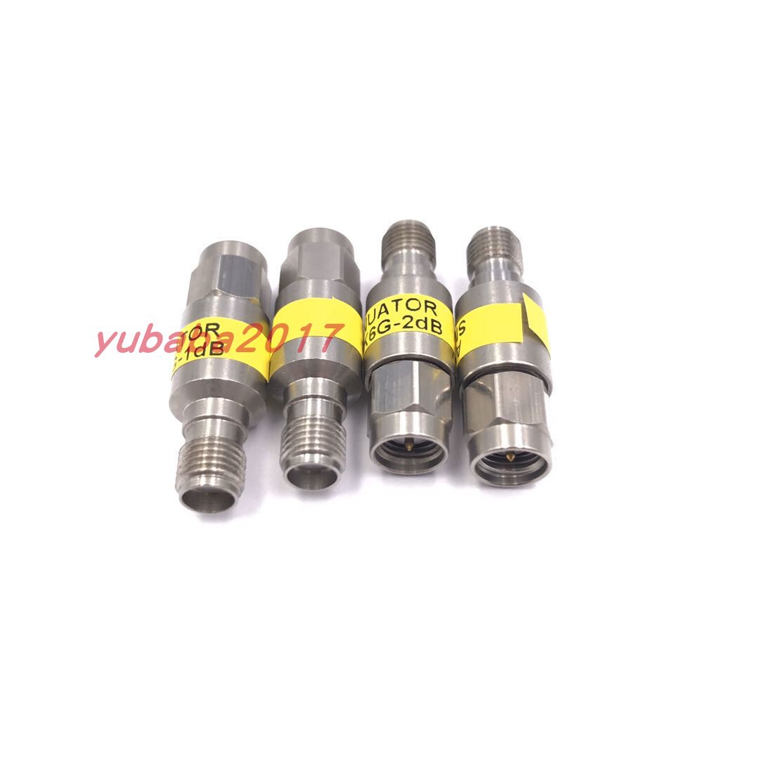 2wdc-6ghz sma不锈钢 sma衰减器固定衰减器激光雕刻 1-60db