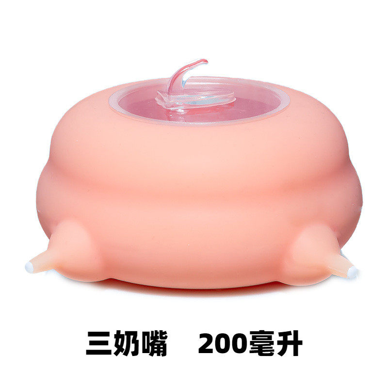 碗喂奶器猫咪自助喂奶幼犬自动气泡奶仿生仿生奶嘴奶瓶喝奶