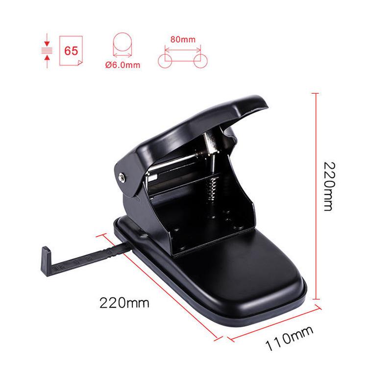 重型二孔打孔机工厂直销65页手动孔两办公打孔器重型打洞机