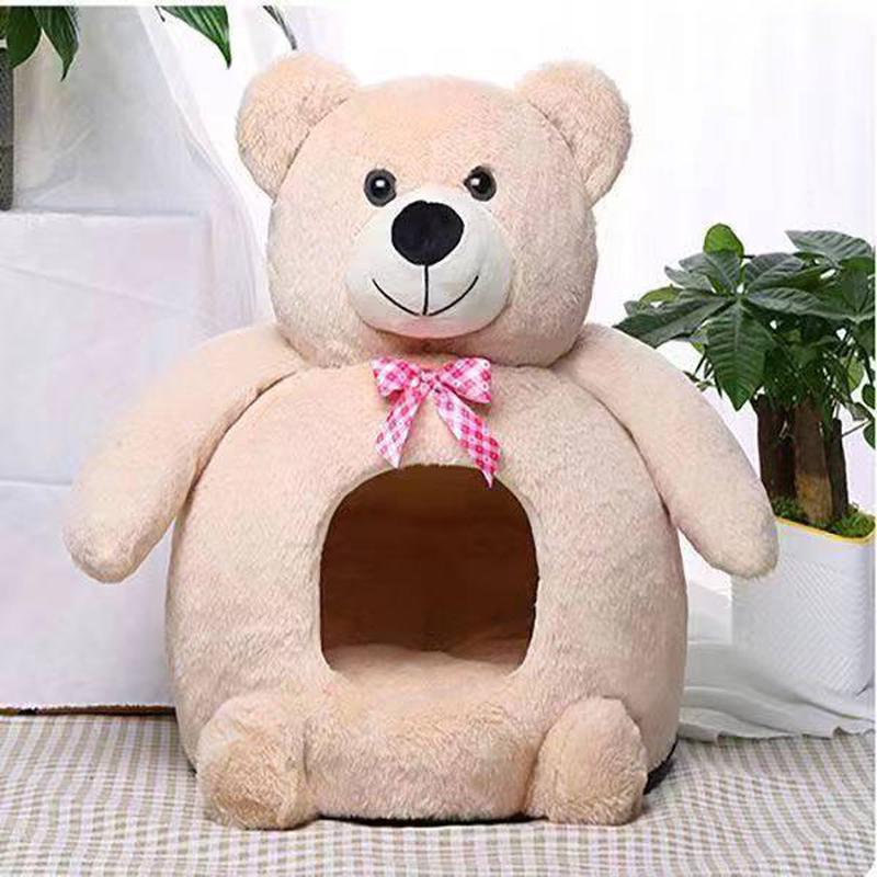 猫窝猫咪床冬季保暖四季通用可拆洗房子半封闭式猫小型犬宠物狗窝