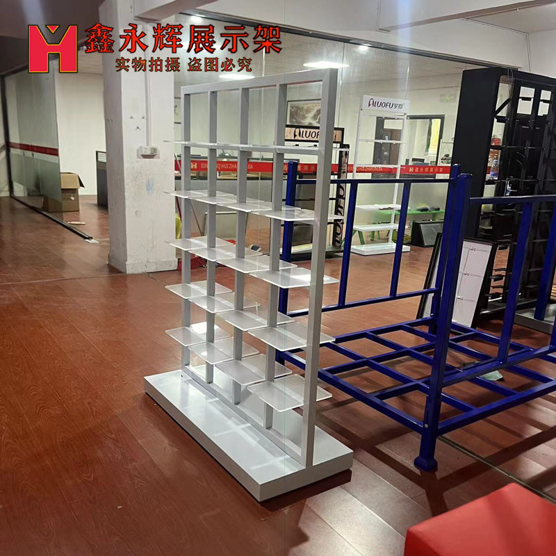 鞋店鞋架运动鞋双面中岛架鞋店中间的鞋货架亚克力鞋托直播间鞋柜