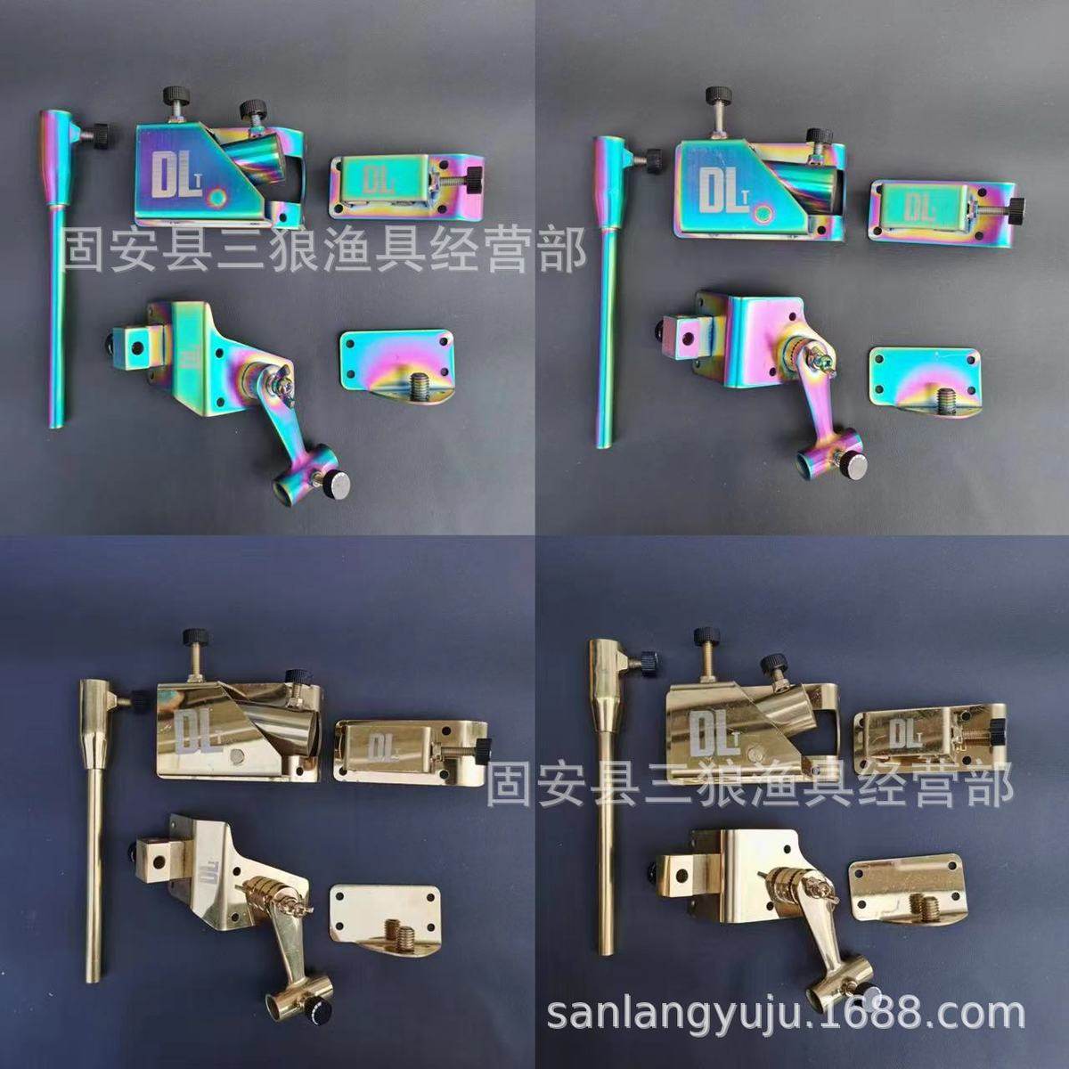 不锈钢钓箱配件拐角五件螺丝角钓箱配件防丢套包配件批发