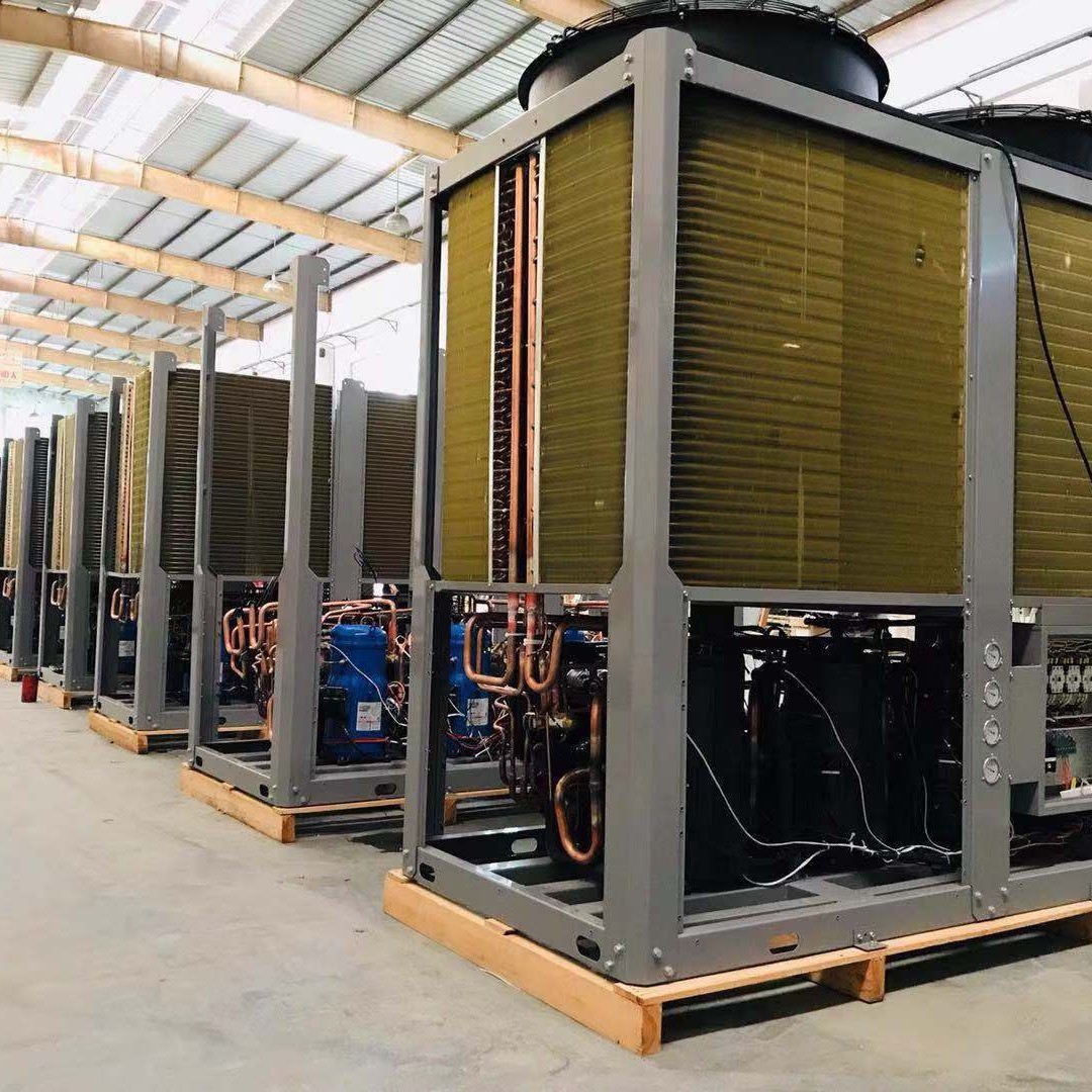天津低环温空气能热泵地暖采暖设备热泵机组直流变频空气能热泵