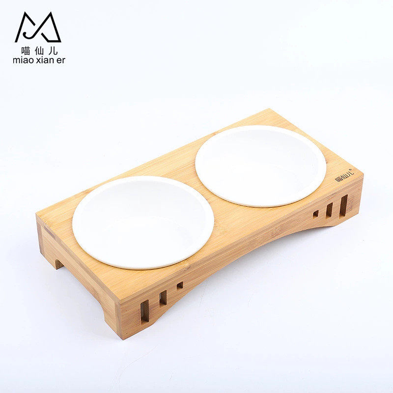 喵仙儿猫碗狗碗陶木架瓷实高脚不锈钢碗猫餐桌猫用品宠物店宠物碗,宠物/宠物食品及用品,其它宠物,淘宝优惠券,粉丝福利购,淘宝优惠卷