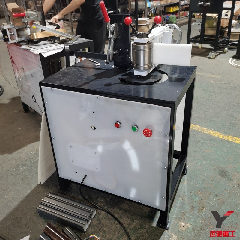 弯铝型材折弯机平台式铝材单头全自动框机卡布灯箱成型设备