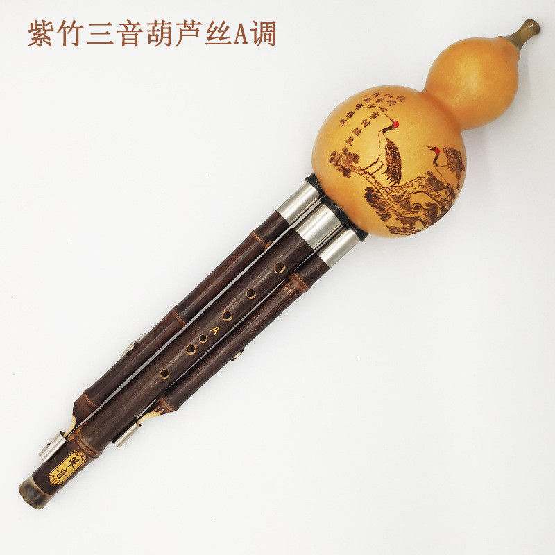 紫竹葫芦丝乐器fga降bc小d六调可选中国结小学生易吹配盒子音准