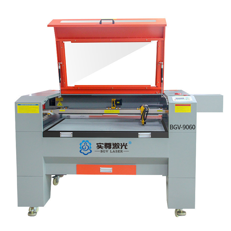 纺织布料9060激光切割机数码印花皮革木板广告亚克力激光雕刻机