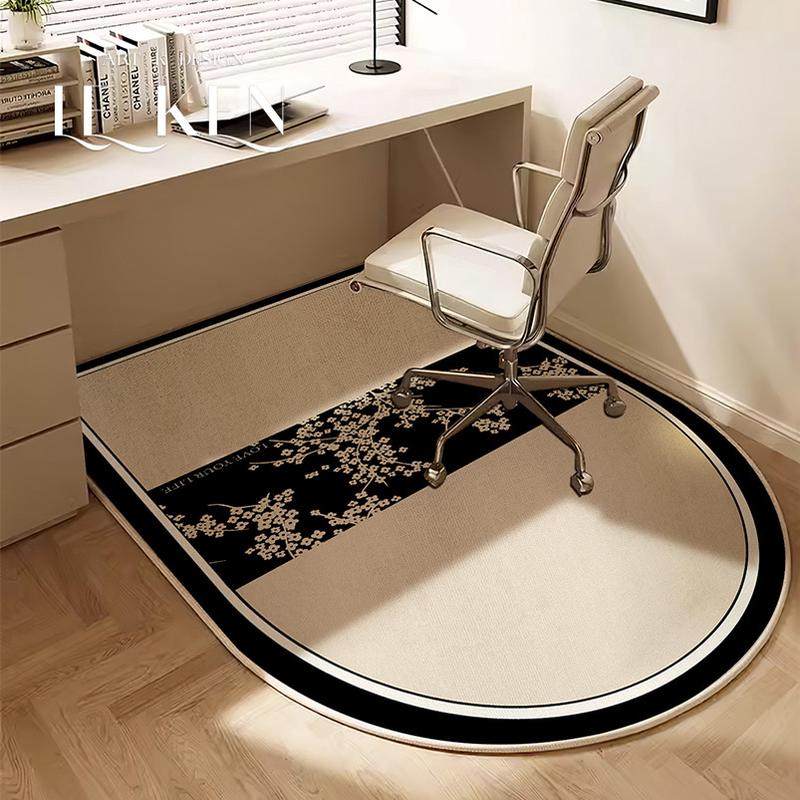 中国风电脑椅书房学习桌转椅拱形地毯防滑加厚卧室书桌下滑轮地垫,居家布艺,转椅地垫,淘宝优惠券,粉丝福利购,淘宝优惠卷