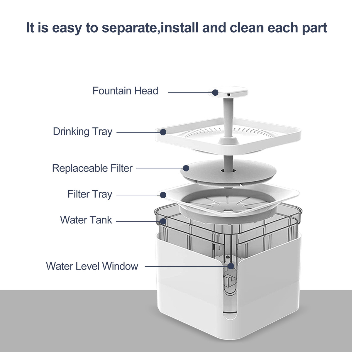 宠物猫咪智能狗狗饮水机水器自动活水过滤喝恒温猫喷泉宠物电器