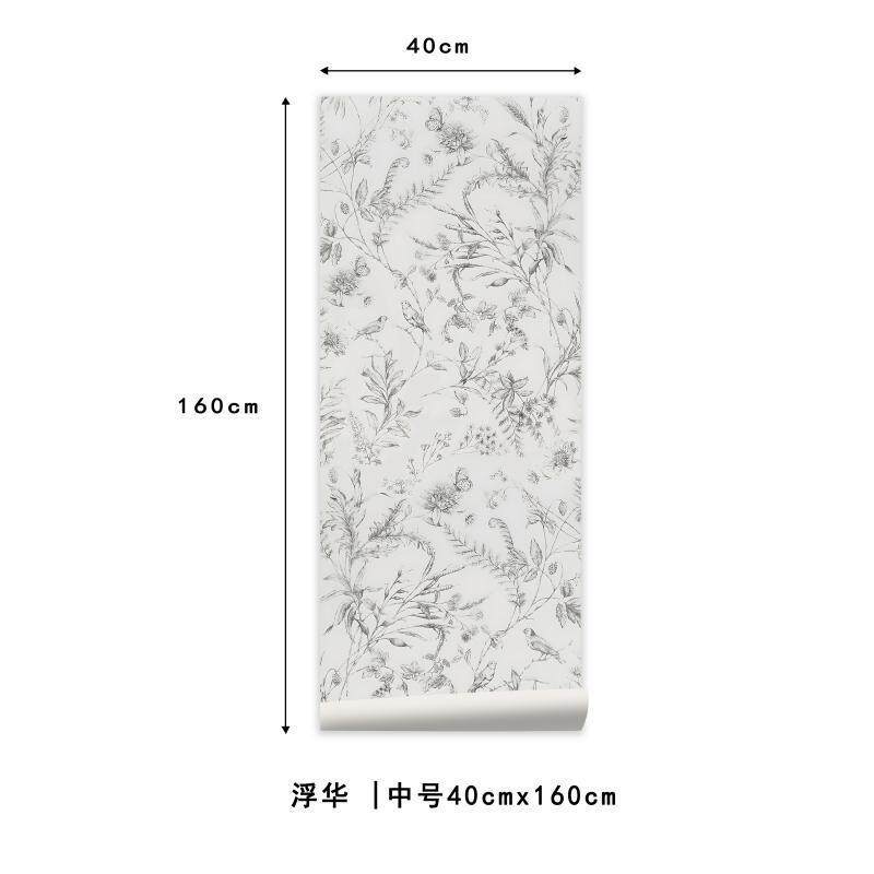 jih3批发防水房间布置橱柜法式复古衣柜贴墙贴纸自粘卧室家具翻新