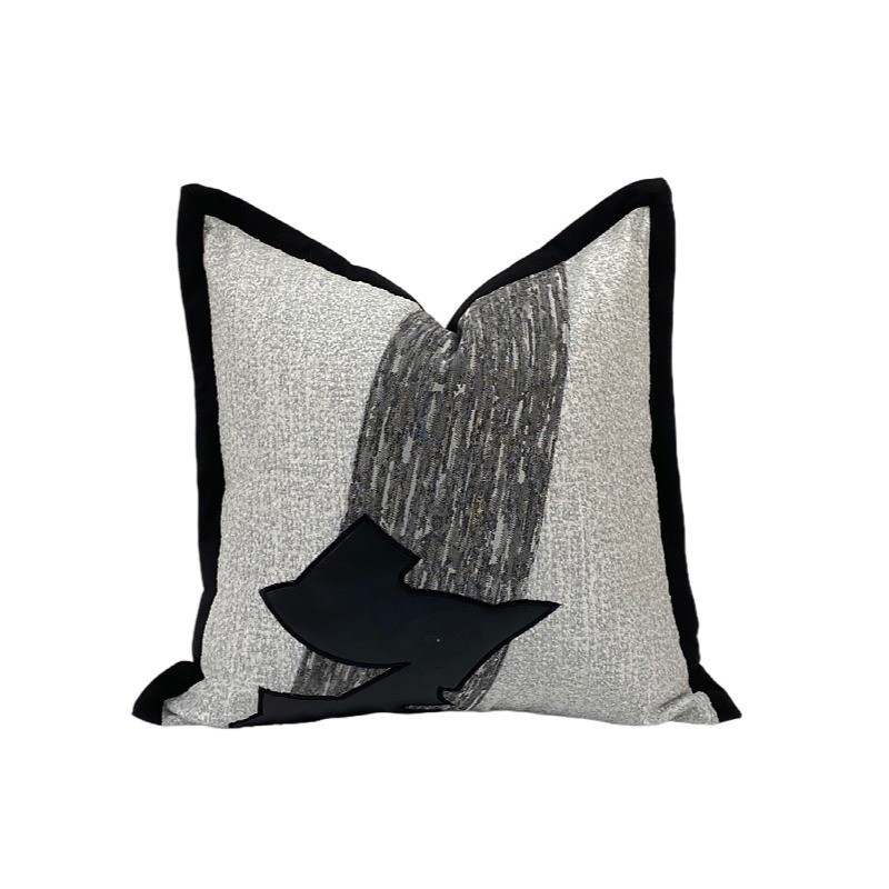 现代简约方枕套轻奢卧室飘窗客厅沙发中式样板间抱枕靠枕床头靠垫