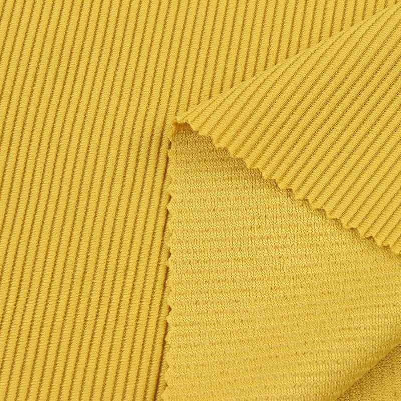 紧身裤新品280g罗纹楼梯横条布料秋冬运动休闲现货服装面料