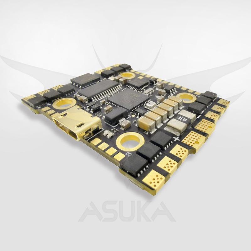 热销f41135a3-6saio飞控板一体电调fpv穿越机20x20双bec黑匣子