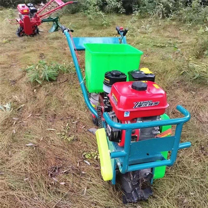 热销170汽油大豆免耕播种机 风冷链轨式耘播机 农田手扶式施肥器