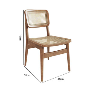 侘寂洽谈实木餐桌椅风实木桌子奶茶店饭店咖啡厅商用客座桌椅组合