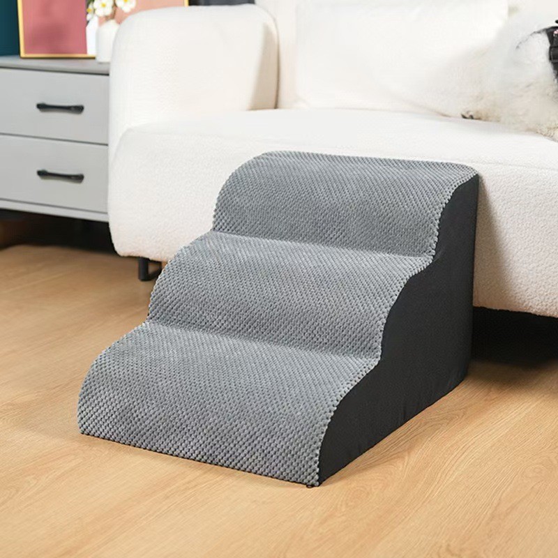 宠物狗楼梯宠物爬梯室内台阶海绵上床小型犬泰迪垫子中沙发可拆洗