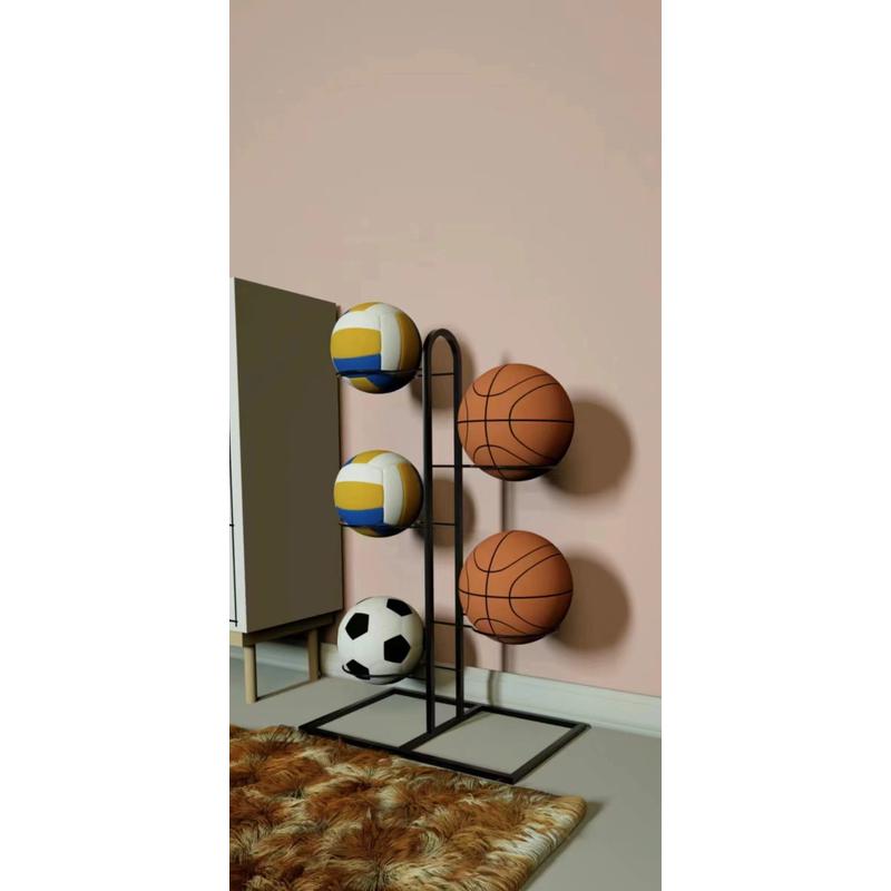 小学生篮球收纳架放球架收纳足排球类整理收纳框摆放幼儿园篮球架