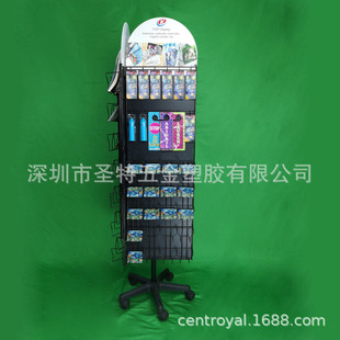 热销书册设计卡片架来样本册展示架精品店文具店货架书店卡纸旋转