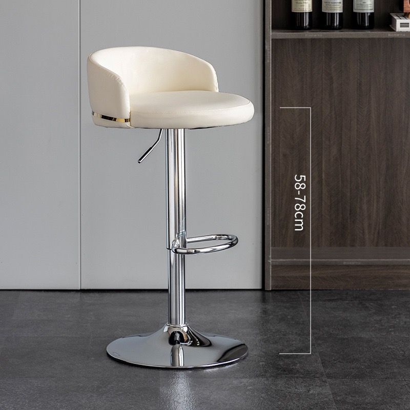 吧台椅酒吧高脚凳家用轻奢现代简约椅子升降旋转靠背凳子前台吧凳