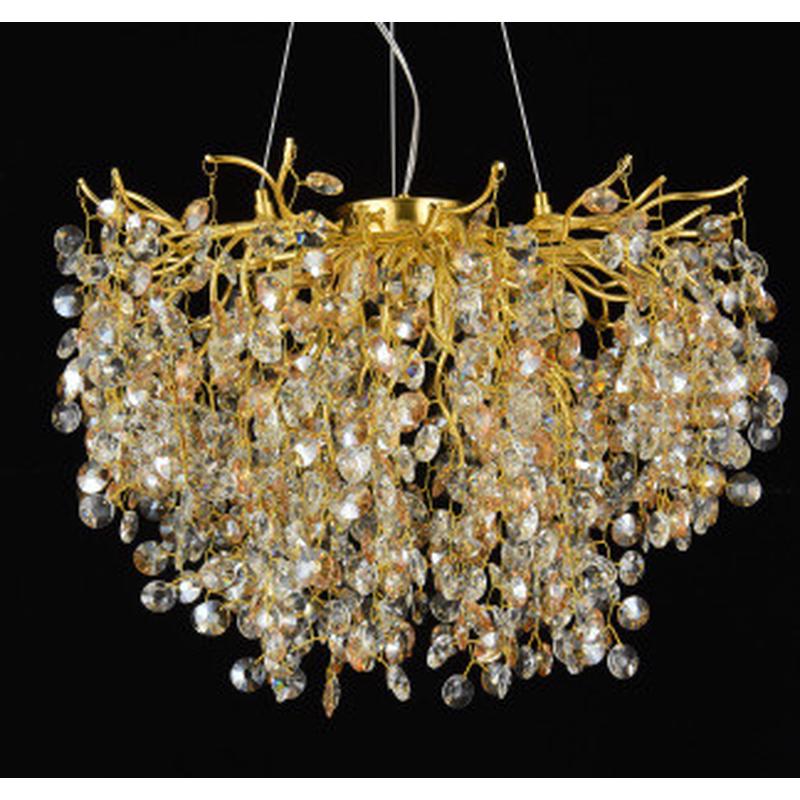 豪华别墅水晶吊灯美餐厅简树枝奢华高档客厅大灯法式大厅水晶灯具