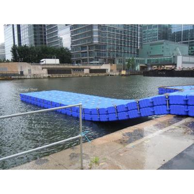 水上塑料浮筒浮桥浮动平台游艇快艇码头摩托艇泊位浮桥