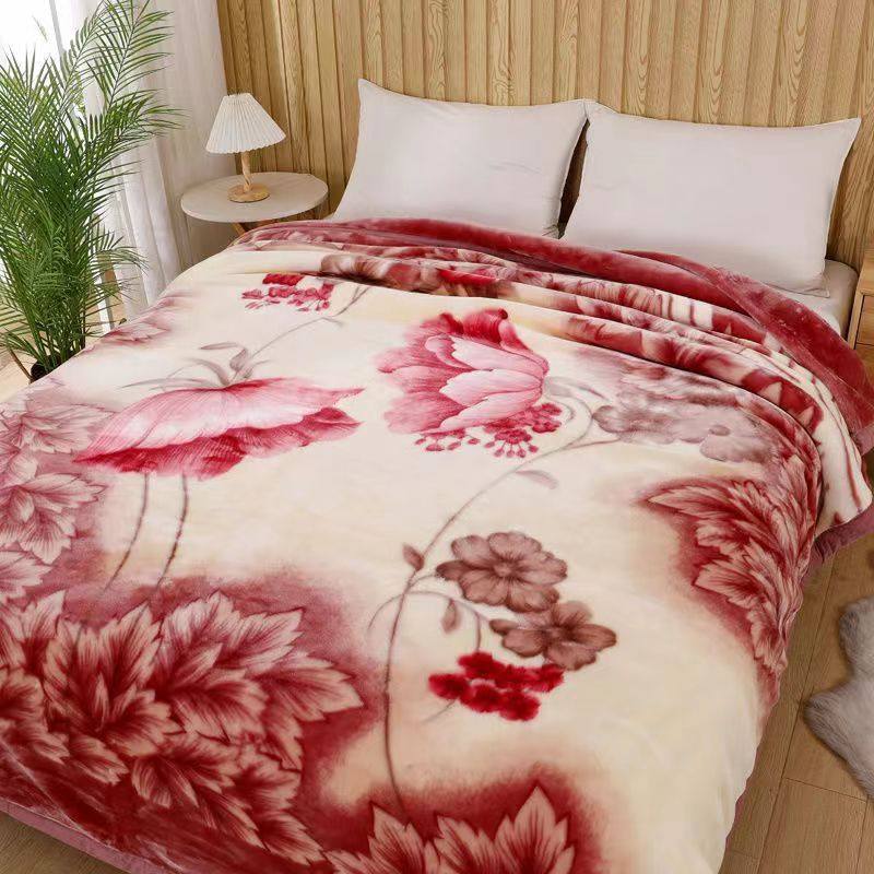 冬季拉舍尔保暖双层加厚加绒盖毯毛毯速热绒毯被子婚庆双面绒毯子,床上用品,休闲毯/毛毯/绒毯,淘宝优惠券,粉丝福利购,淘宝优惠卷