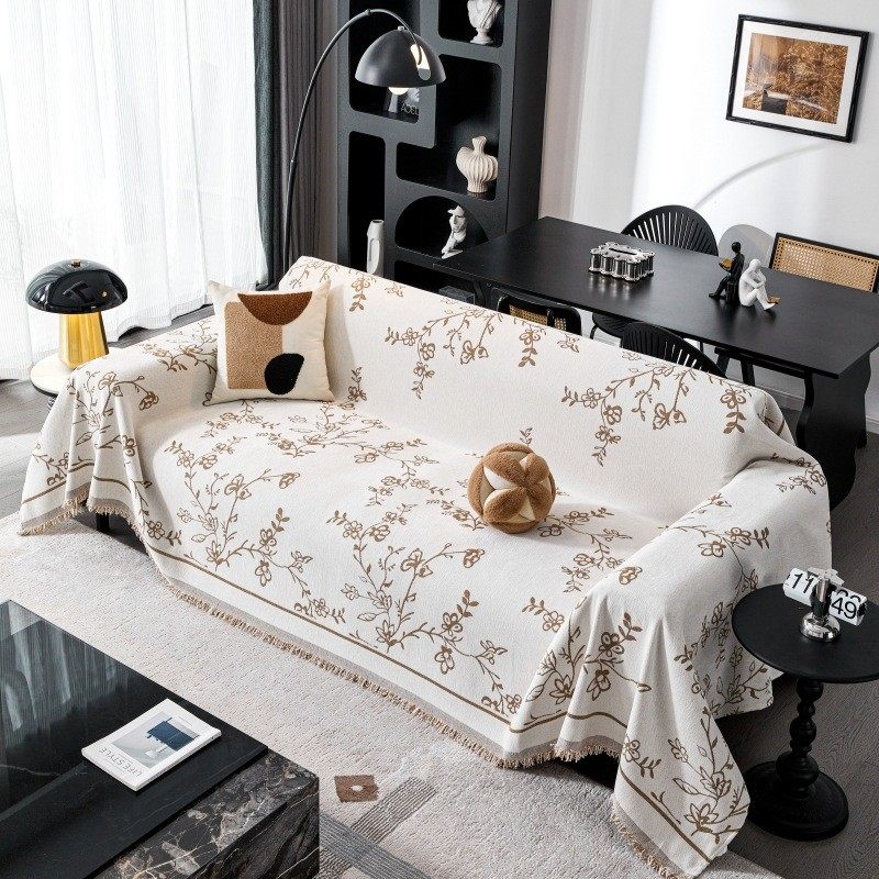 复古法式高级感沙发巾四季通用防猫抓雪尼尔沙发垫全包沙发套批发,居家布艺,沙发垫,淘宝优惠券,粉丝福利购,淘宝优惠卷