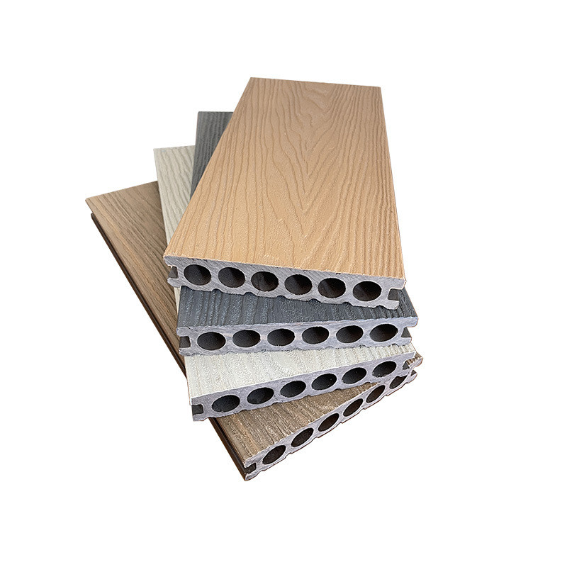 户外塑木地板花园防水露台阳台室外庭院二代共挤护围栏无缝塑木板