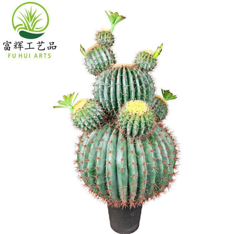 仿真仙人掌仙人棒仙人柱花盆栽假花套装组合家居装饰道具摆件批发