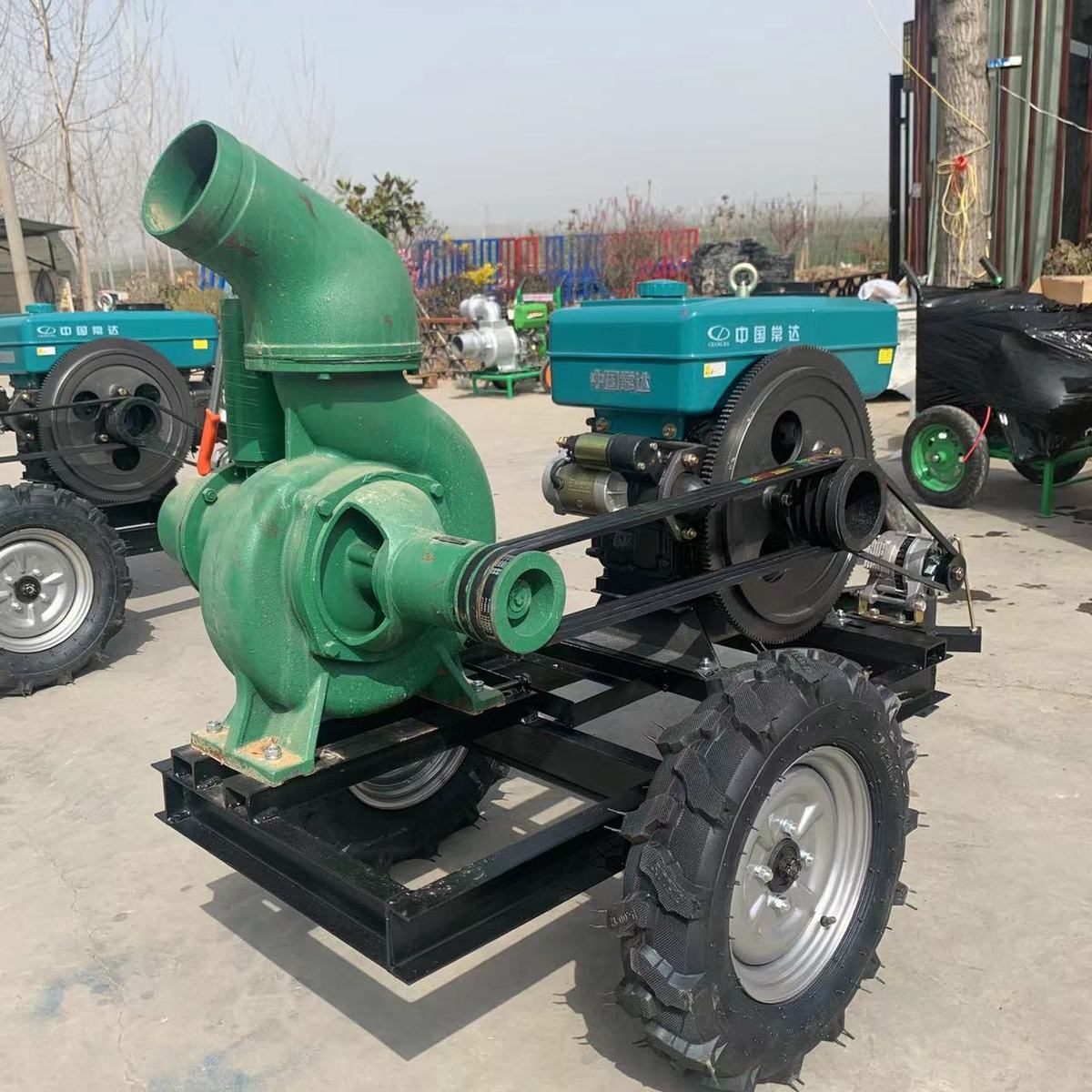 热销柴油6寸抽水浇带农用带小地插喷灌机地机微喷滴灌高压泵