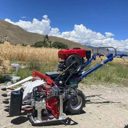 热销型手扶稻麦割捆机青稞燕麦收割打捆机4gk90柴油割捆机