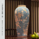陶瓷摆件新中式 古风六方青花瓷花瓶喜上眉梢工艺品瓶客厅玄关摆设