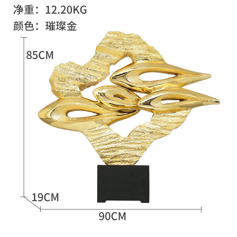 飞鱼雕塑摆件艺术品装饰品摆件创意摆设家居装饰开业礼品客厅摆件
