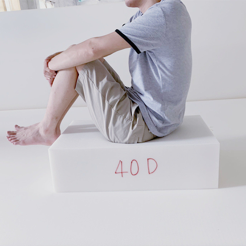 8jdk批发定做沙发垫海绵垫子加硬厚高密度红实木坐垫成品飘窗床