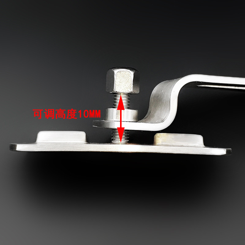 d！锁扣不锈钢防盗安全扣高低门铝塑门窗插销锁金属防挑可调