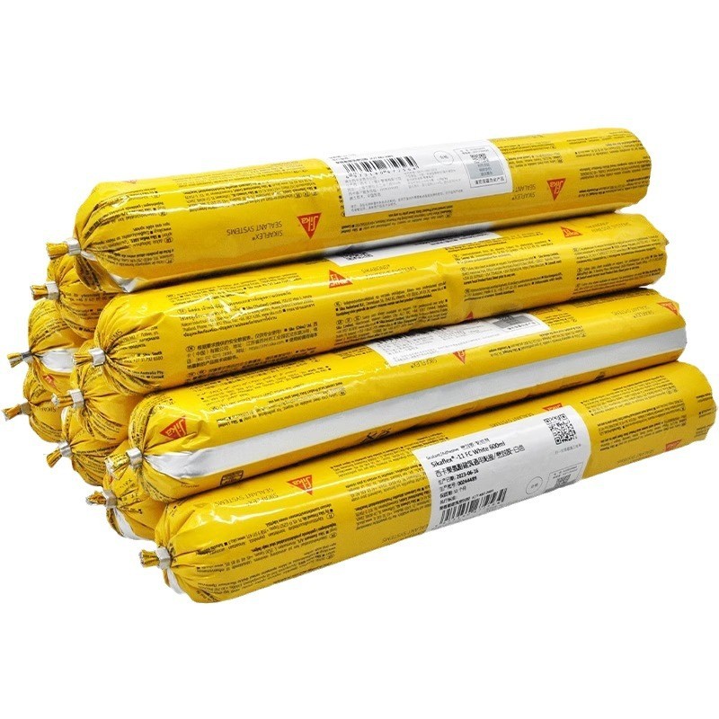 西卡结构胶11fc白色玻璃胶粘合剂聚氨酯硅胶密封胶防水防霉黑色