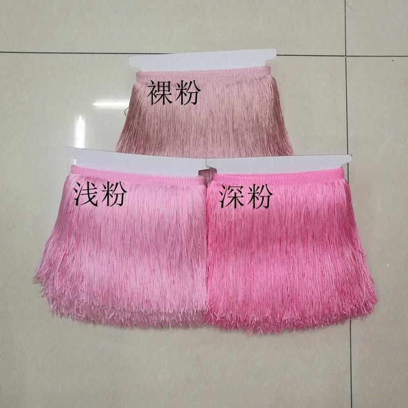 现货15cm双线加密流苏花边涤纶排舞台拉丁须服装辅料织带厂销