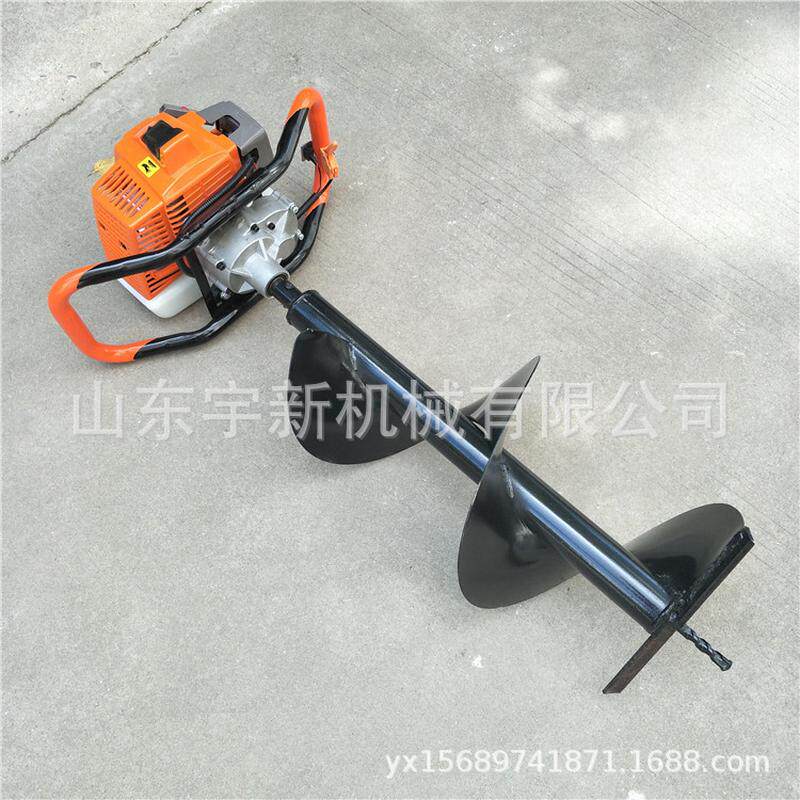 热销小区打栽树挖坑机四冲程手持打眼机大功率绿化坑机