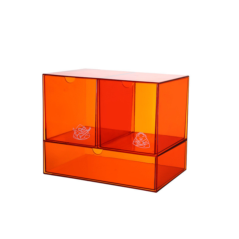 定制款桌面收纳盒文具收纳抽屉式储物盒整理盒办公桌置物架